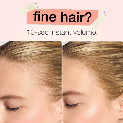 Fine hair 10 second instant volume