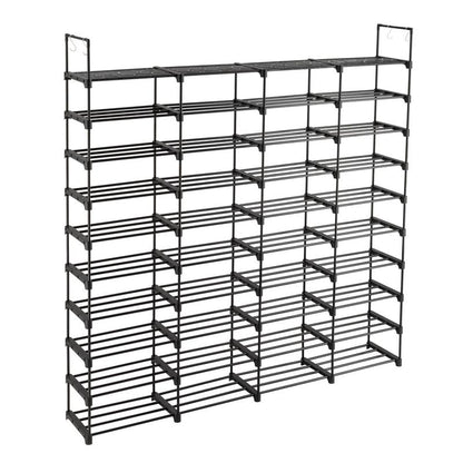 Verta 10-Tier Shoe Rack side hooks
