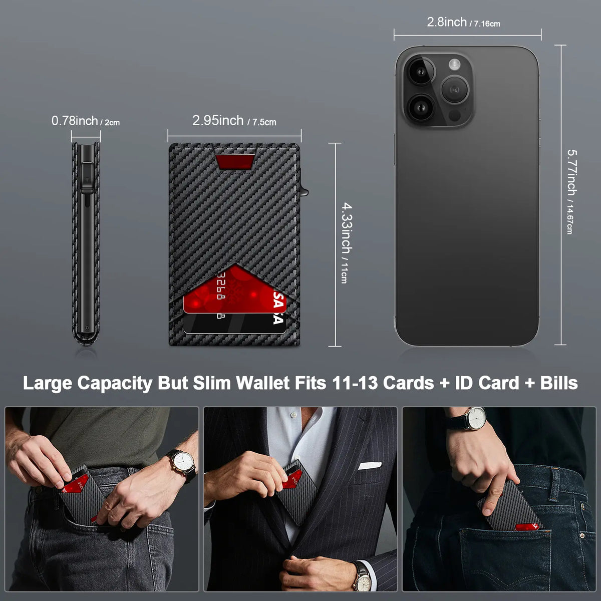 Vaultra RFID Bifold Wallet