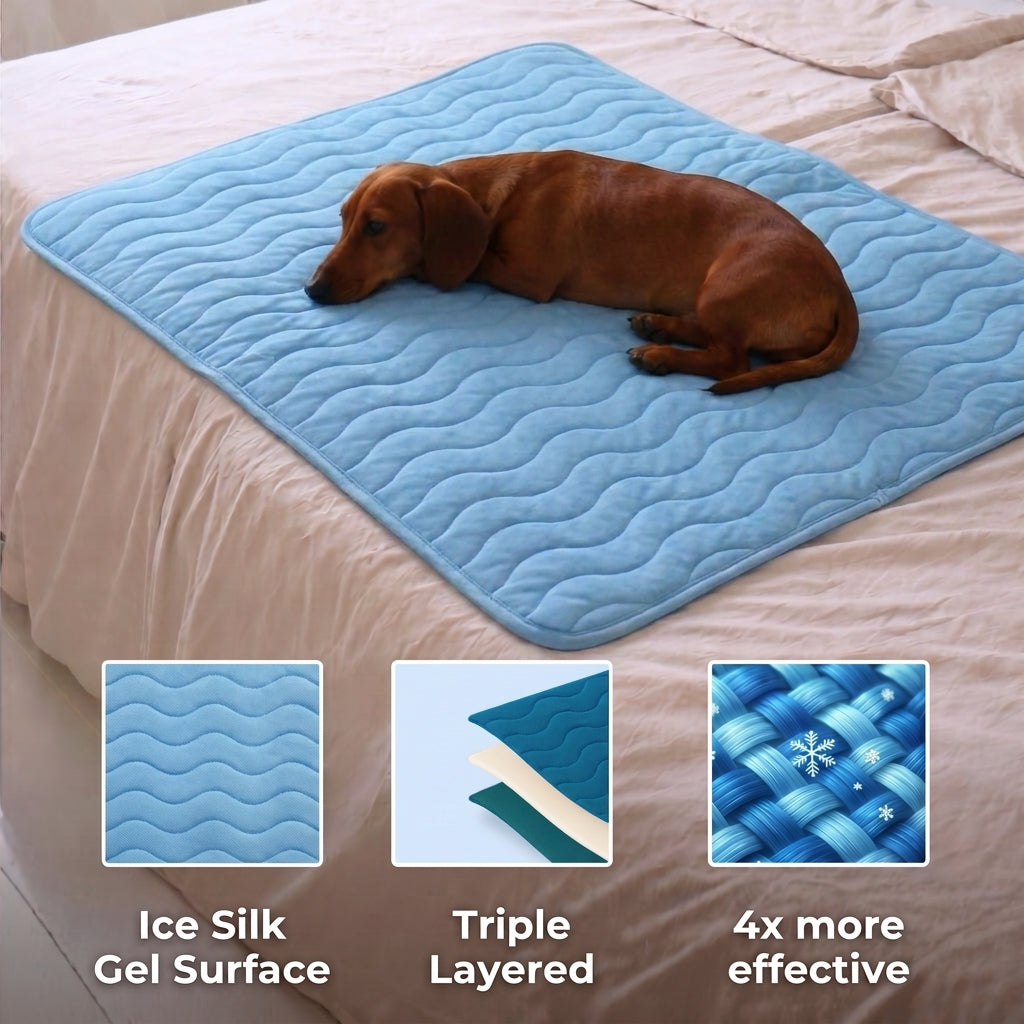 Ice silk gel surface, triple layered, 4x more effective