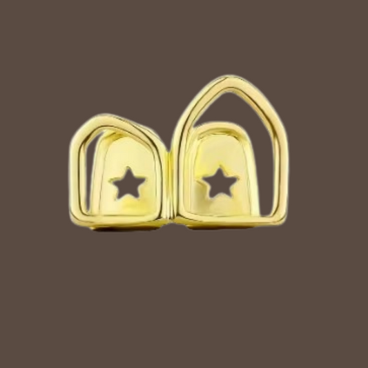 Plated Dual Tooth Grillz