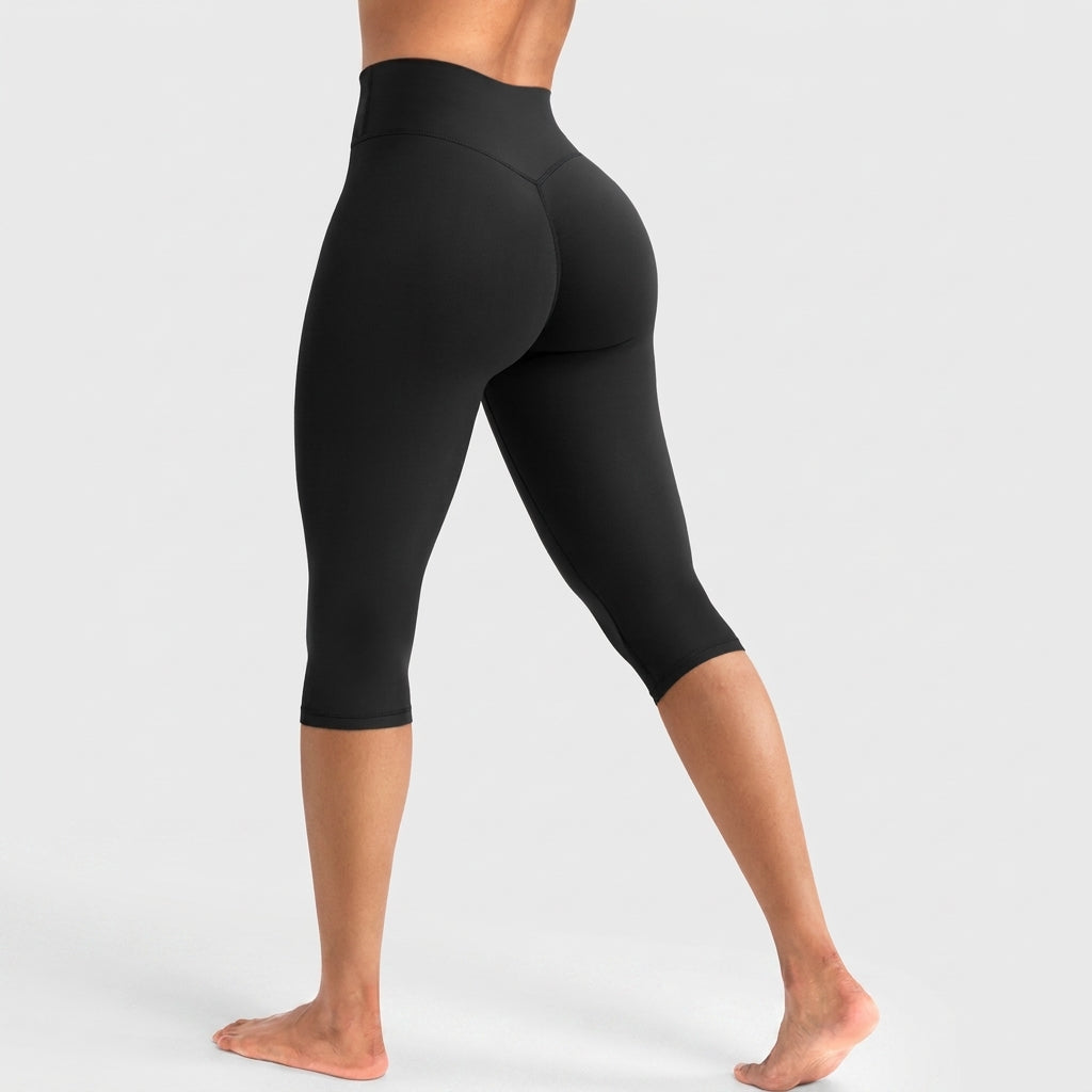 Aluna Sculpt Capri Leggings - Black