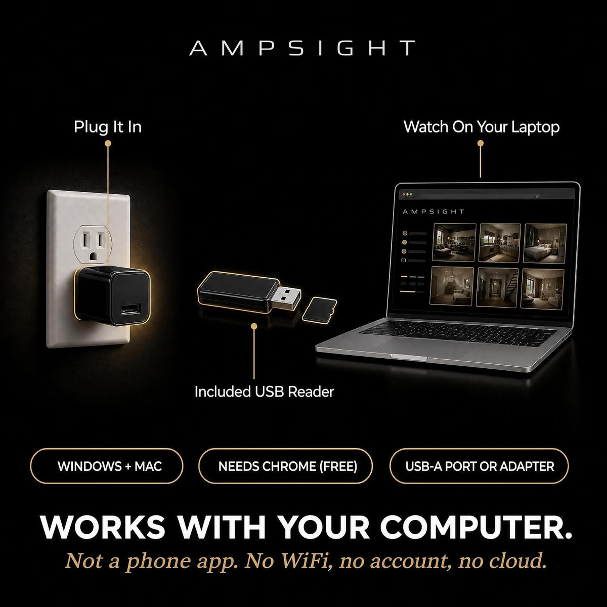 Ampsight works with your computer