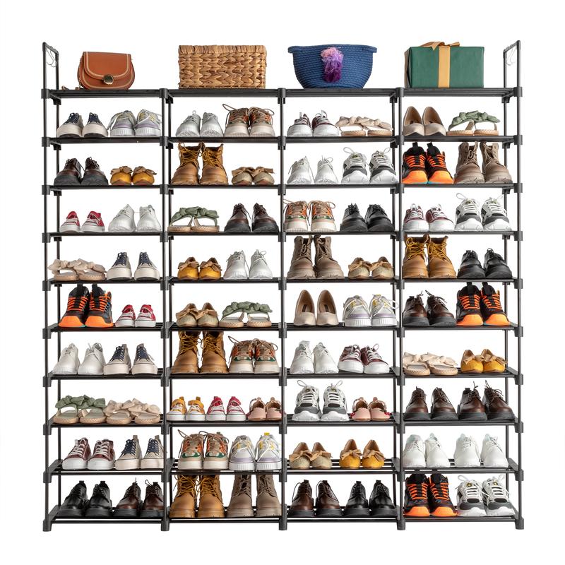 Verta 10-Tier Shoe Rack front, 72 pairs