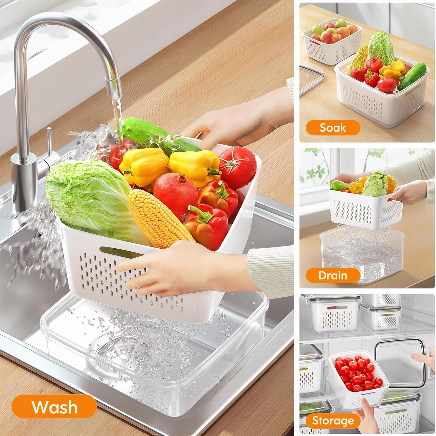 Crispera Produce Keeper (5pc Set)