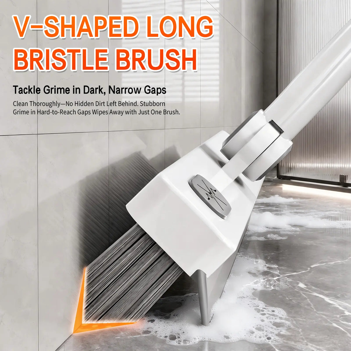 Nettra 3-in-1 Floor Scrub Brush