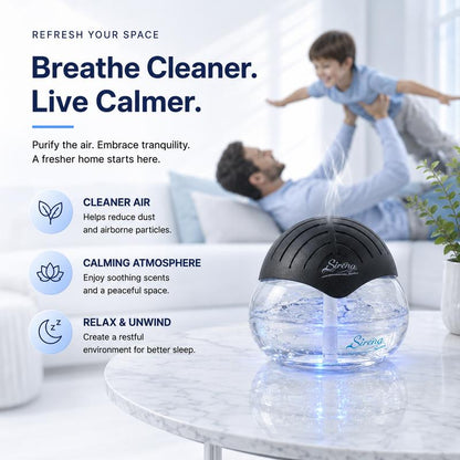 Aquora Water Air Purifier in living room