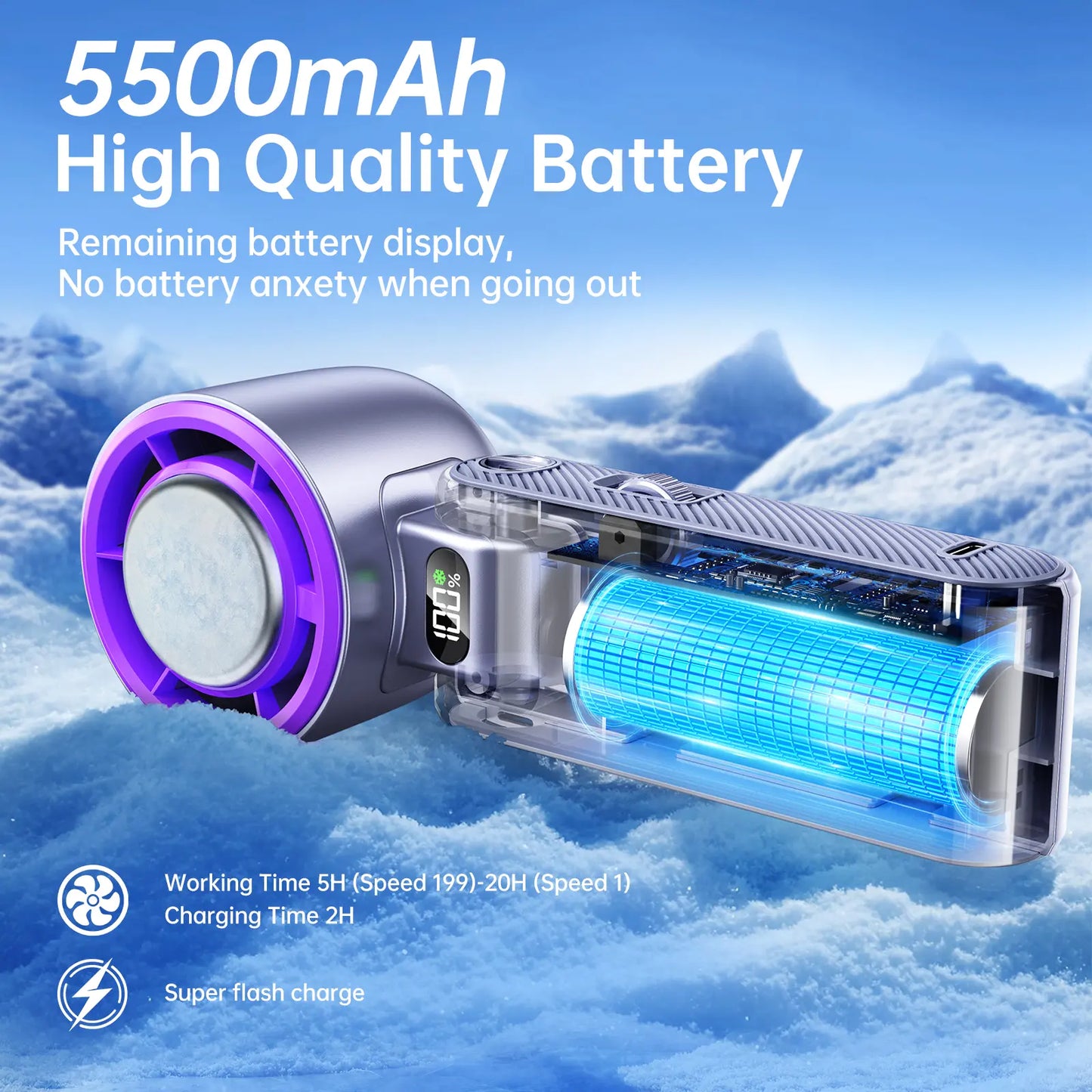 AeroChill Handheld Fan
