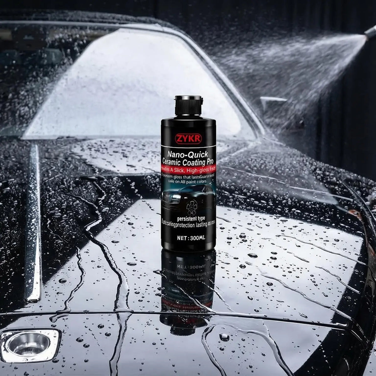 Lustra applied to paint