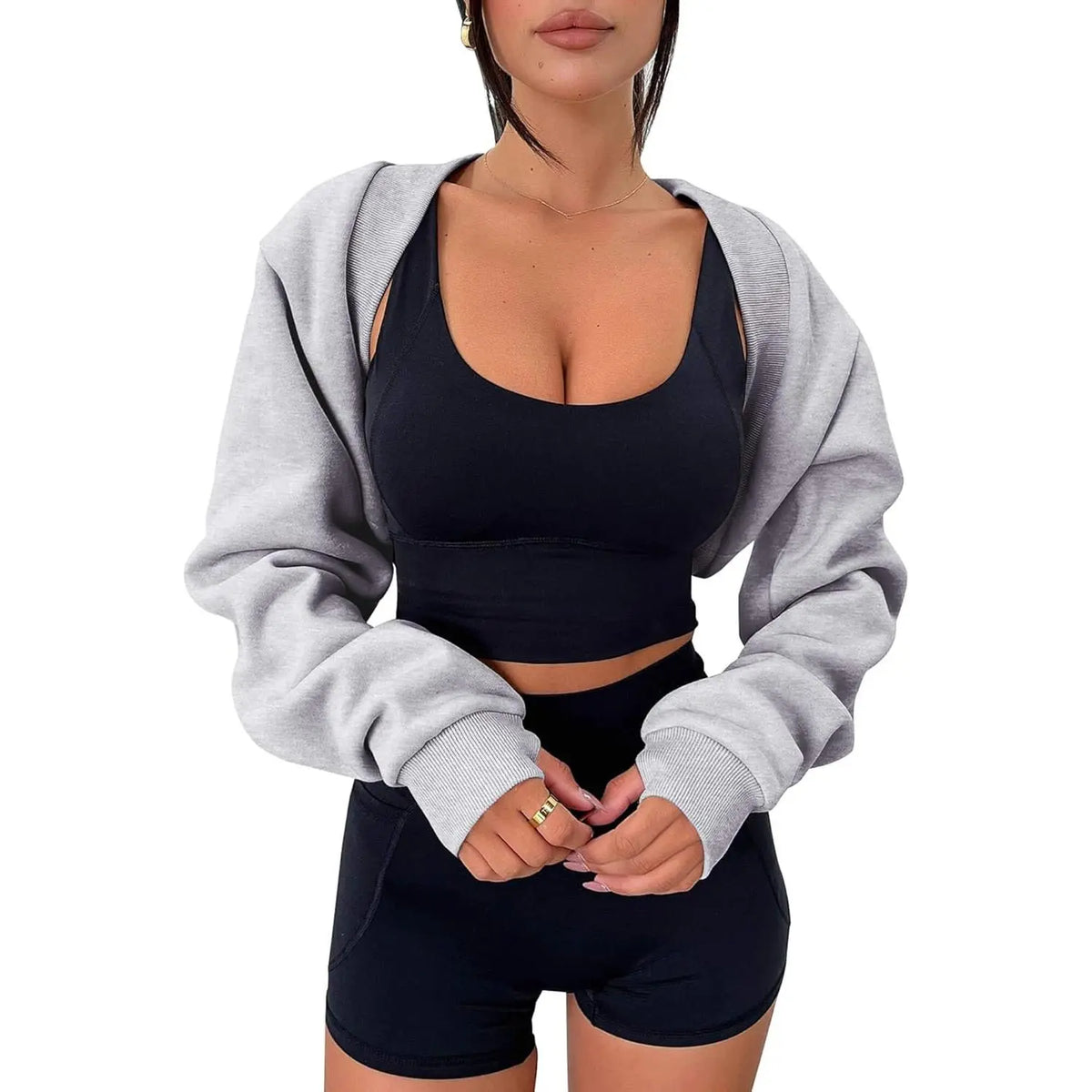 Sculpt Sleeve Crop