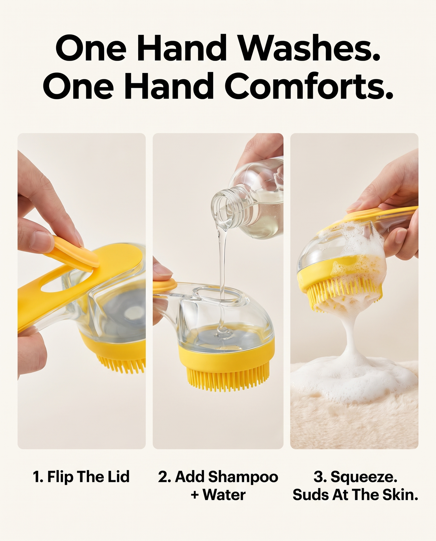 SudsPaw Desensitizing Kit - one hand washes, one hand comforts