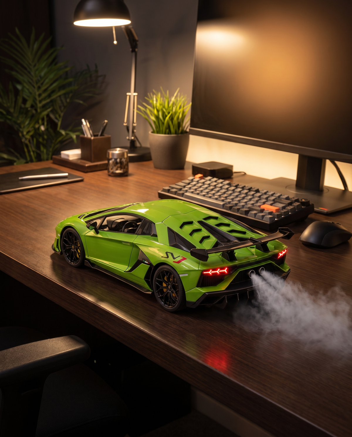 MistGarage on desk setup