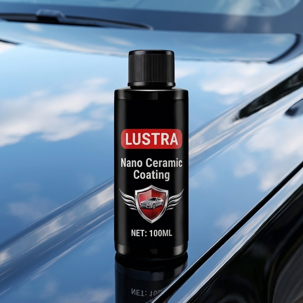Gloss finish reflecting the sky