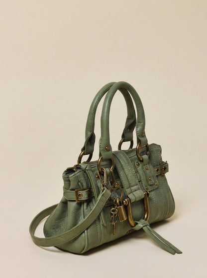 Margot Crossbody Bag - Green angle